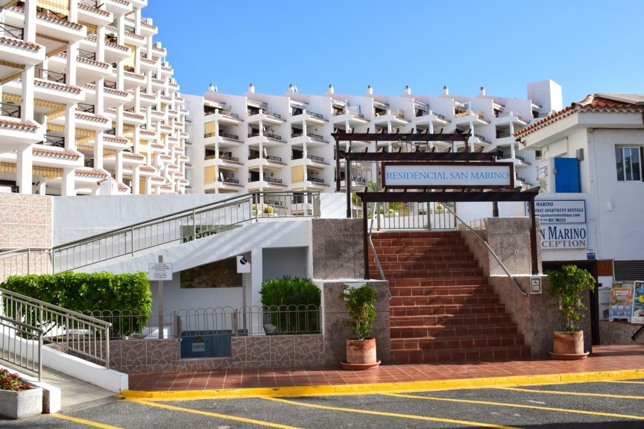Sunny Summerland Los Cristianos, Ap With City And Ocean View Лос Кристианос Екстериор снимка
